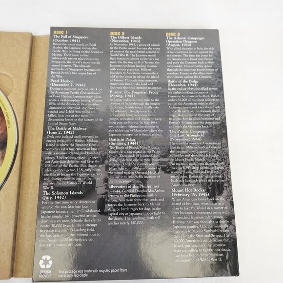 Great Battles of WWII - DVD 2009, Collectors Tin Box Set, 3 discs, War History - Picture 6 of 8